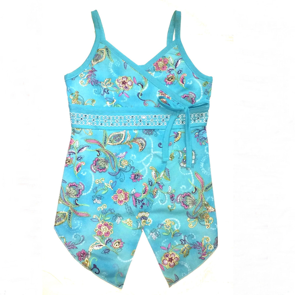 LIMITED TOO Embellished Floral Girls Top -Sz 10